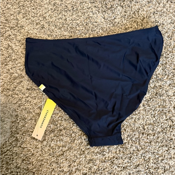 SummerSalt - Classic Mid-Rise Bikini Bottom - Navy | NWT! - Picture 3 of 4